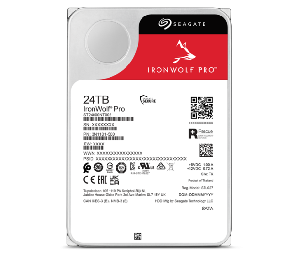 Seagate IRONWOLF PRO 24TB 7200obr. 512MB - 1220941 - zdjęcie 3